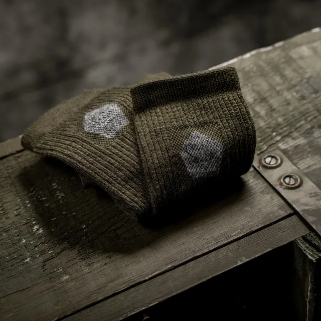 3 - Шкарпетки антибактеріальні Pentagon Alpine Merino Light. Олива