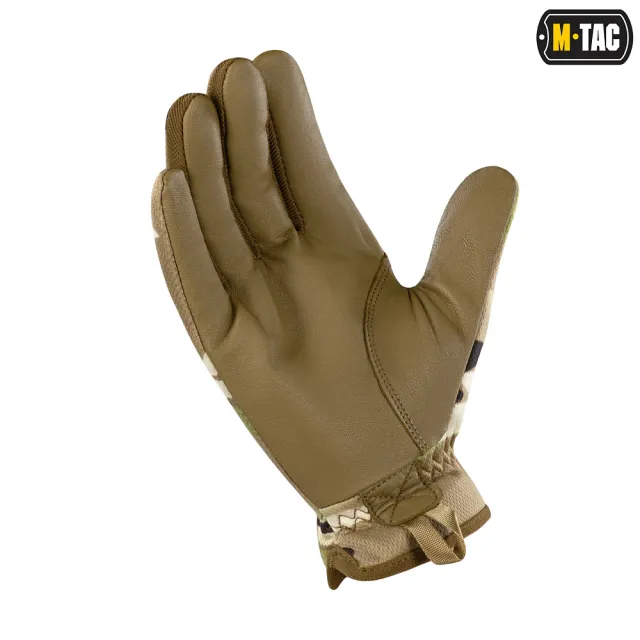 4 - Рукавички M-Tac Scout Tactical Mk.2 шкіряні. Мультикам