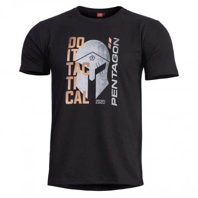 1 - Футболка Pentagon Ageron Do It Tactical. Чорний