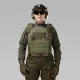 5 - Плитоноска жіноча Warmor gen.3 FL SPECPROM (for Ladies). Без підсумків. Зі швидким боковим та верхнім скиданням (без плит). Олива