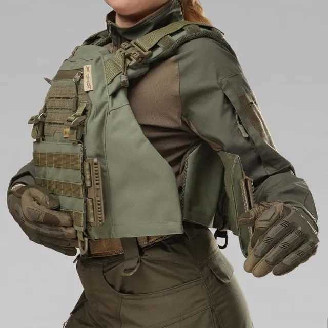 7 - Плитоноска жіноча Warmor gen.3 FL SPECPROM (for Ladies). Без підсумків. Зі швидким боковим та верхнім скиданням (без плит). Олива