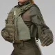 7 - Плитоноска жіноча Warmor gen.3 FL SPECPROM (for Ladies). Без підсумків. Зі швидким боковим та верхнім скиданням (без плит). Олива