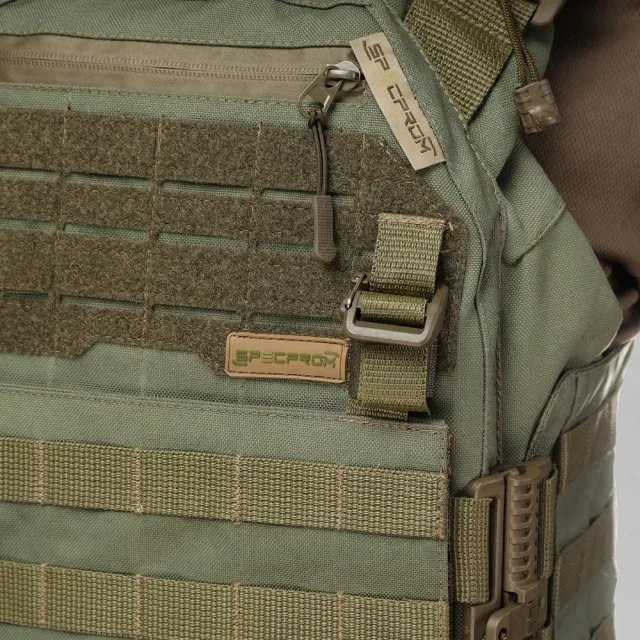 10 - Плитоноска жіноча Warmor gen.3 FL SPECPROM (for Ladies). Без підсумків. Зі швидким боковим та верхнім скиданням (без плит). Олива