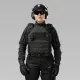 6 - Плитоноска жіноча Warmor gen.3 FL SPECPROM (for Ladies). Без підсумків. Зі швидким боковим та верхнім скиданням (без плит). Чорний