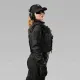 7 - Плитоноска жіноча Warmor gen.3 FL SPECPROM (for Ladies). Без підсумків. Зі швидким боковим та верхнім скиданням (без плит). Чорний