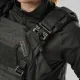 8 - Плитоноска жіноча Warmor gen.3 FL SPECPROM (for Ladies). Без підсумків. Зі швидким боковим та верхнім скиданням (без плит). Чорний