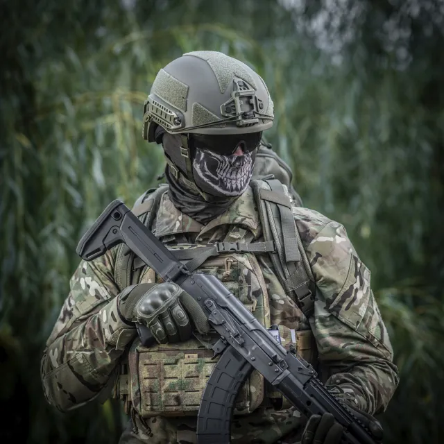 11 - Шарф-труба облегченный M-Tac Reaper Skull. Олива
