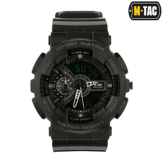 1 - Тактичний годинник M-Tac Sport. Чорний