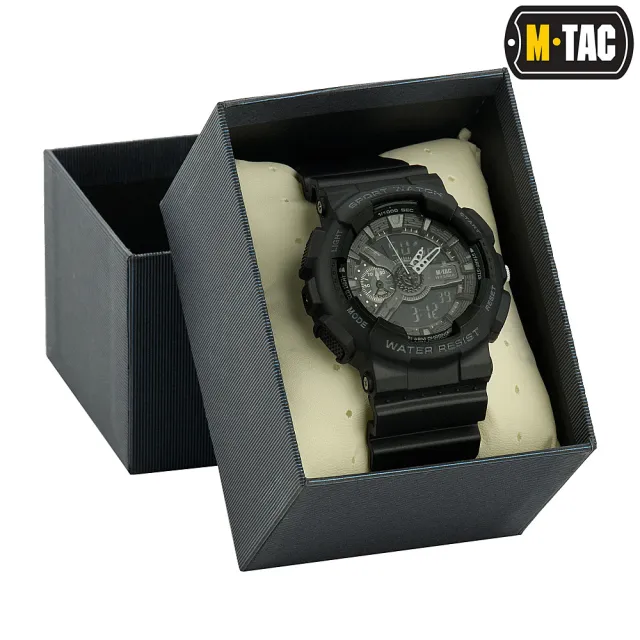 3 - Тактичний годинник M-Tac Sport. Чорний
