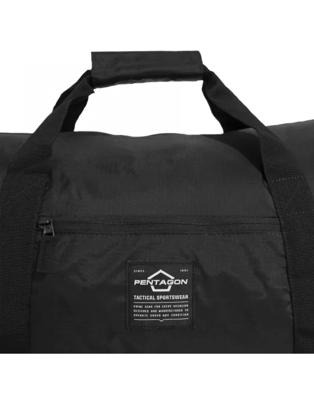 5 - Сумка Pentagon Kanon 2.0 Packable Duffle 45 л. Чорний