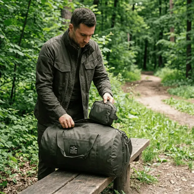5 - Сумка Pentagon Kanon 2.0 Packable Duffle 45 л. Олива