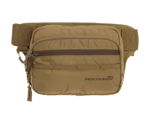 1 - Поясная сумка Pentagon Runner Concealment Pouch Police. Койот