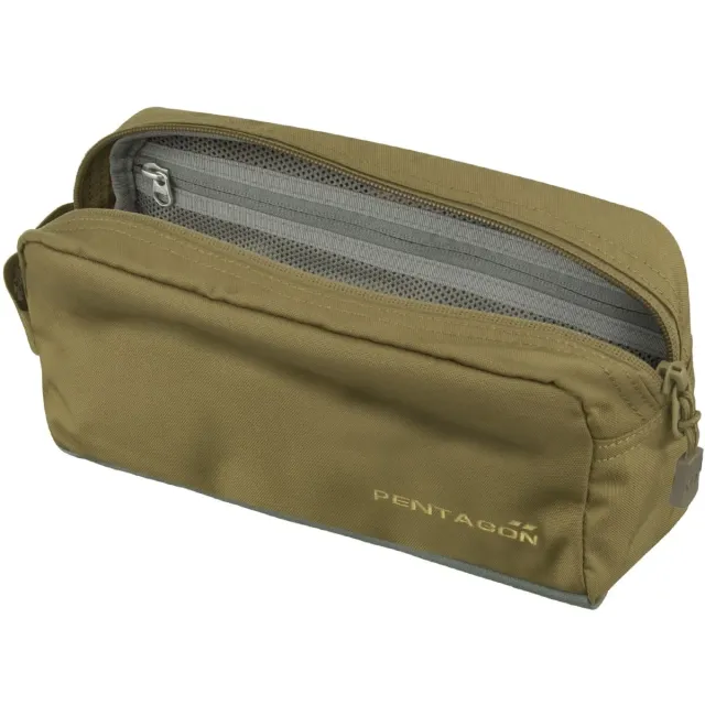 2 - Органайзер для туалетного приладдя Pentagon RAW Travel Kit. Койот