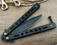 2 - Нiж метелик Benchmade 323B. Чорний