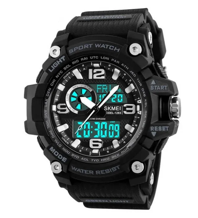 3 - Годинник наручний SKMEI 1283BK. Чорний