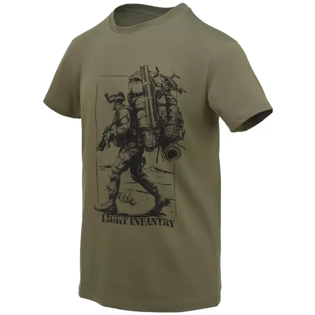 1 - Футболка Helikon Light infantry. Олива