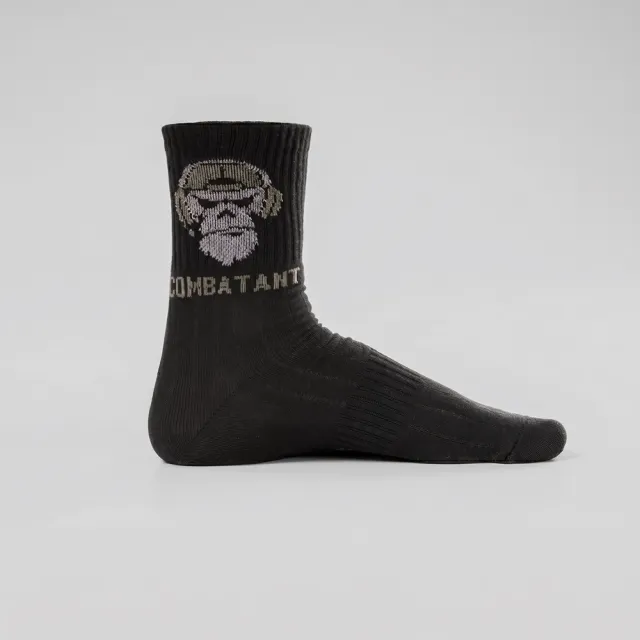 3 - Шкарпетки трекінгові Combatant Ranger Trek Mid Core. Чорний
