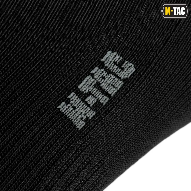 6 - Носки короткие тактические M-Tac. Черный