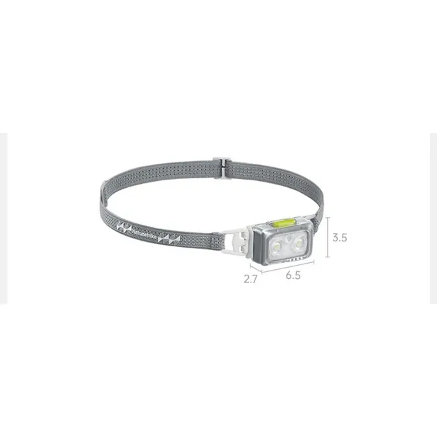 2 - Ліхтар налобний Naturehike CNK2550ZM011. Сірий