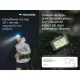 7 - Ліхтар налобний Naturehike CNK2550ZM011. Сірий