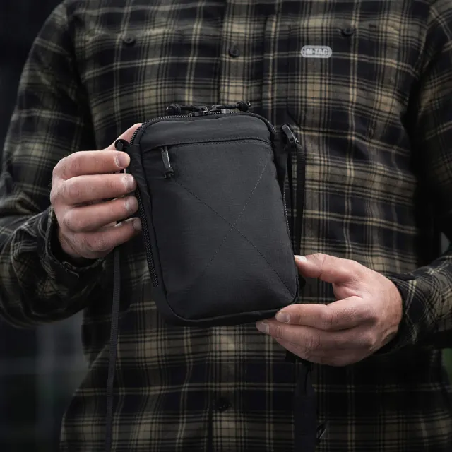 7 - Сумка через плечо M-Tac Pocket Hardsling Lite-C Elite. Черный