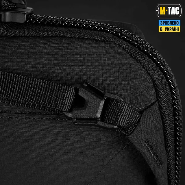 13 - Сумка через плечо M-Tac Pocket Hardsling Lite-C Elite. Черный