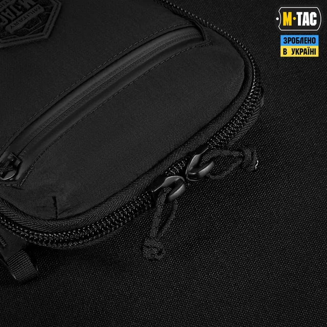 14 - Сумка через плечо M-Tac Pocket Hardsling Lite-C Elite. Черный