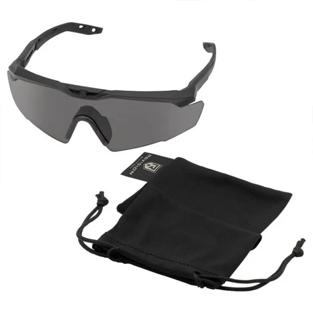 2 - Окуляри тактичні Revision Sawfly R3 Max Smoke Lens Regular. Чорний