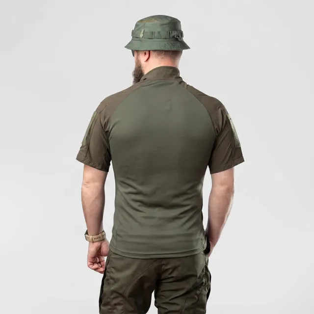 10 - Убакс тактичний Combatant Raider Core короткий рукав. Хакі