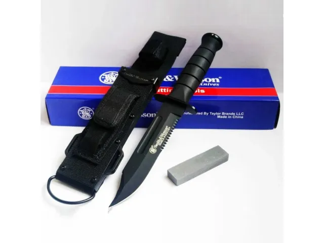 6 - Ніж мисливський Smith&Wesson 656 SUR4. Чорний