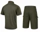 3 - Тактичний літній костюм з убаксом Combatant Raider Core короткий рукав та шортами Rip-Stop PolyCotton SPECPROM. Олива