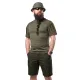 8 - Тактичний літній костюм з убаксом Combatant Raider Core короткий рукав та шортами Rip-Stop PolyCotton SPECPROM. Олива