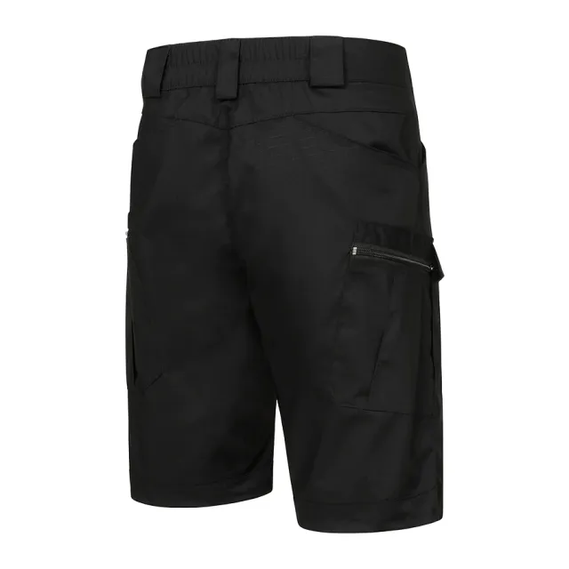 5 - Тактичний літній костюм з убаксом Combatant Raider Core короткий рукав та шортами Rip-Stop PolyCotton SPECPROM. Чорний