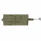 9 - Тунельна аптечка з балістичним захистом 2 клас SPECPROM Warmor 3.0 Roll. Олива