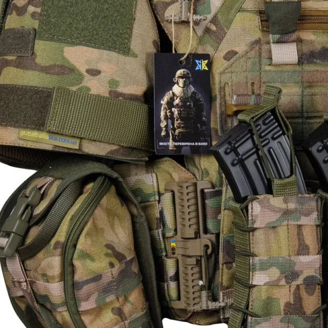 25 - Бронежилет 6 класу Warmor Gen.3 FullSet SPECPROM. Балістичні пакети 1 класу. Мультикам