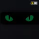 2 - Шеврон-нашивка M-Tac Cat Eyes Laser Cut. Мультикам з білими очима