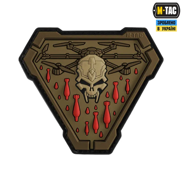 1 - Шеврон-нашивка M-Tac Vampir PVC. Койот