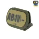 1 - Патч з кріпленням MOLLE M-Tac PVC група крові AB (IV)-. Олива
