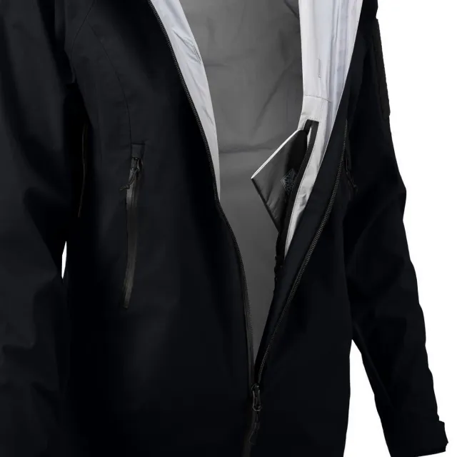 7 - Куртка жіноча Helikon Squall Hardshell Torrent Stretch. Чорний