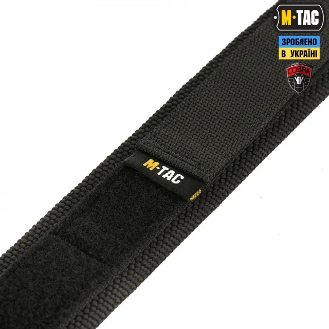 3 - Тактичний ремінь M-Tac Cobra Buckle Belt Gen.II. Чорний