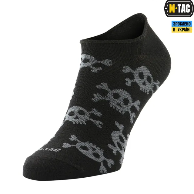 1 - Носки M-Tac літні легкі Pirate Skull. Чорний