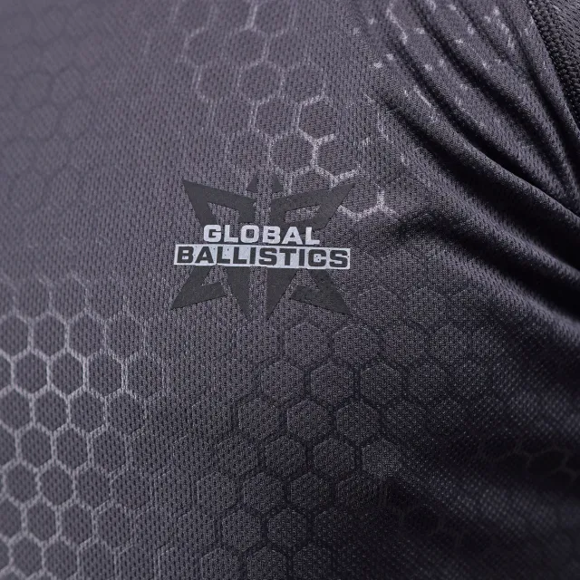 5 - Футболка тактическая Global Ballistics Hexagon. Серый