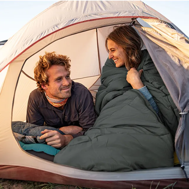 4 - Спальный мешок левый F150 NH22MSD05 Naturehike. Серый