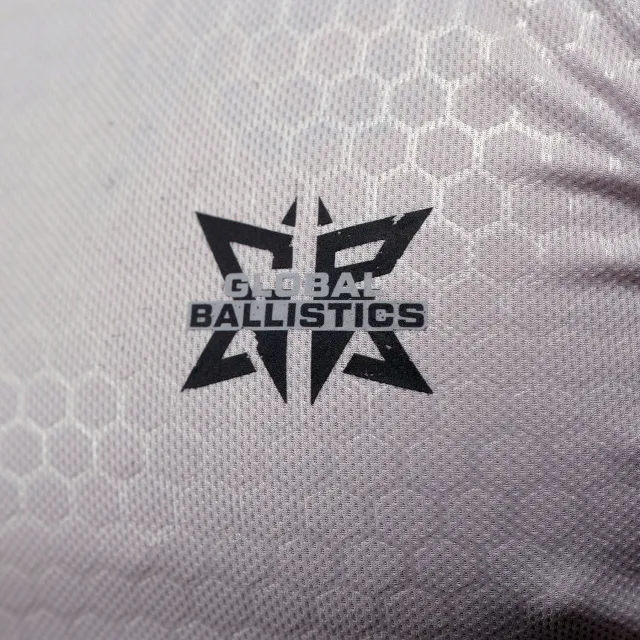 7 - Футболка тактическая Global Ballistics Hexagon. Белый