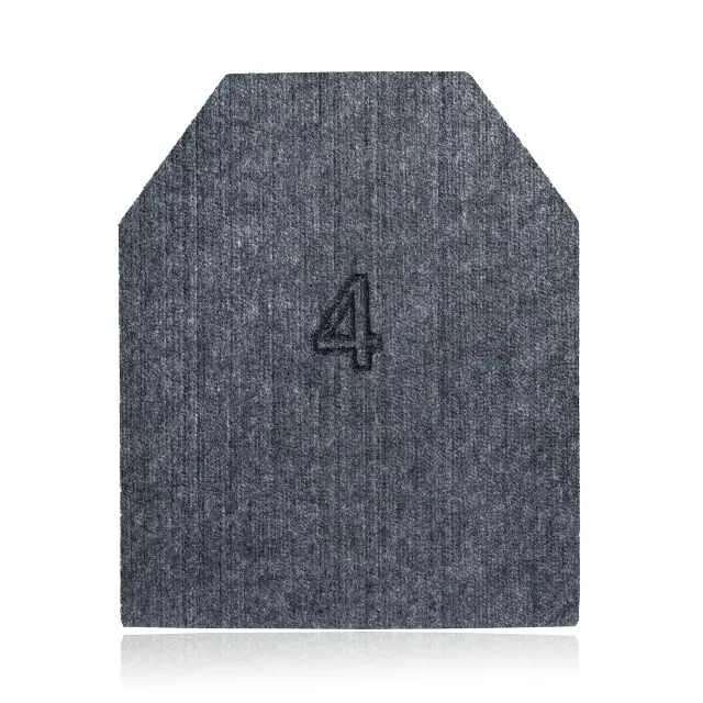 1 - Сталева бронепластина 4 класу захисту. Вага 3.1 кг. Розмір (M) 25×30 см.