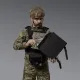 5 - Тактичний килимок для сидіння 1 класу захисту. CORDURA 1000D. Чорний