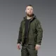 5 - Флісова тактична кофта з капюшоном. Олива. Polyester. Розмір S