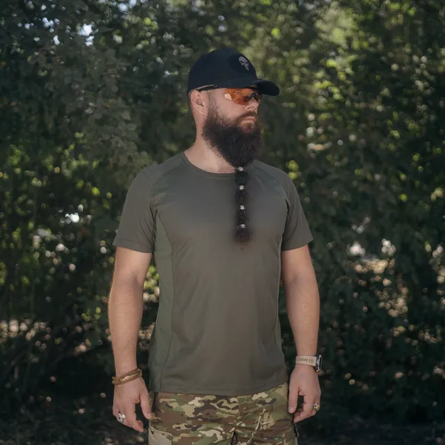 2 - Футболка Combatant Striker. Хакі. Розмір S