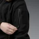 13 - Флісова тактична кофта на блискавці. Чорна. Polyester. Розмір XL