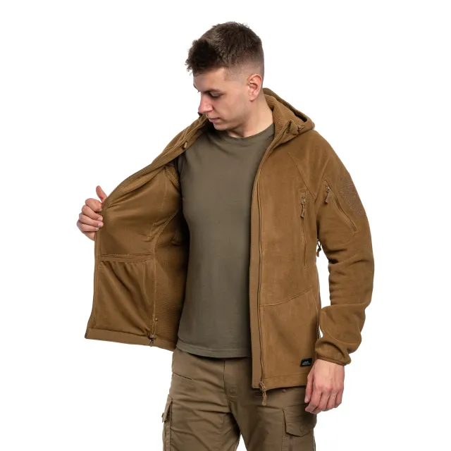 3 - Флісова куртка-кофта Helikon Patriot Mk2 Hybrid. Койот